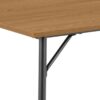 PERU Dining Table in Black & Oak - Image 3