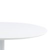 IBIZA Round Dining Table with White Top & White Base - Image 3