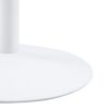 IBIZA Round Dining Table with White Top & White Base - Image 4