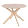 I_DUNCAN Round Dining Table in White Oak