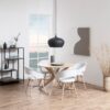I_DUNCAN Round Dining Table in White Oak - Image 6