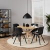 I_DUNCAN Round Dining Table in White Oak - Image 7