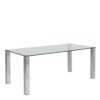 KANTE Dining Table with Glass Top