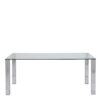 KANTE Dining Table with Glass Top - Image 2