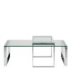 KATRINE Coffee Table Set with Glass Top - Image 2