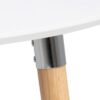 BELINA Oval Dining Table in White & Oak - Image 6