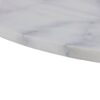TARIFA Round Dining Table with White Marble Top & White Base - Image 6