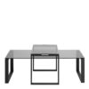 KATRINE Coffee Table Set with Smoked Glass Top - Image 2