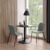 IBIZA Small Round Dining Table in Black - Image 6