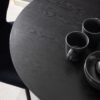 IBIZA Small Round Dining Table in Black - Image 5
