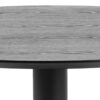 IBIZA Small Round Dining Table in Black - Image 2