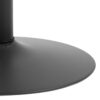 IBIZA Small Round Dining Table in Black - Image 4