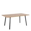 CENNY Dining Table in Oak & Black