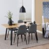 CENNY Dining Table in Oak & Black - Image 8