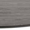 IBIZA Round Dining Table with Black Ash Top & Matt Black Base - Image 3