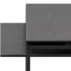KATRINE Ceramic Coffee Table Set in Black - Image 4