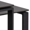 KATRINE Ceramic Coffee Table Set in Black - Image 3
