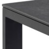 BRENTFORD Matt Black Ceramic Dining Table - Image 5
