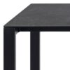 BRENTFORD Matt Black Ceramic Dining Table - Image 3