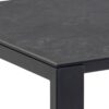 BRENTFORD Matt Black Ceramic Dining Table - Image 6
