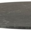 IBIZA Round Dining Table with Black Top & Matt Black Base - Image 4