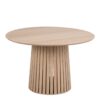 CHRISTO Round Dining Table in White Oak