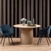 CHRISTO Round Dining Table in White Oak - Image 12