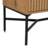 JAIPUR Sideboard with 2 Doors & 1 Drawer in Oak & Black - Image 5