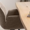 MALIKA Dining Table in White Oak & Black - Image 5