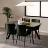 BLACKBURN Black Ceramic Extending Dining Table - Image 11
