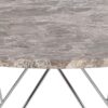 PRUNUS Round Coffee Table with Grey & Brown Marble Top - Image 3