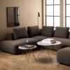 PRUNUS Round Side Table with Grey & Brown Marble Top - Image 7